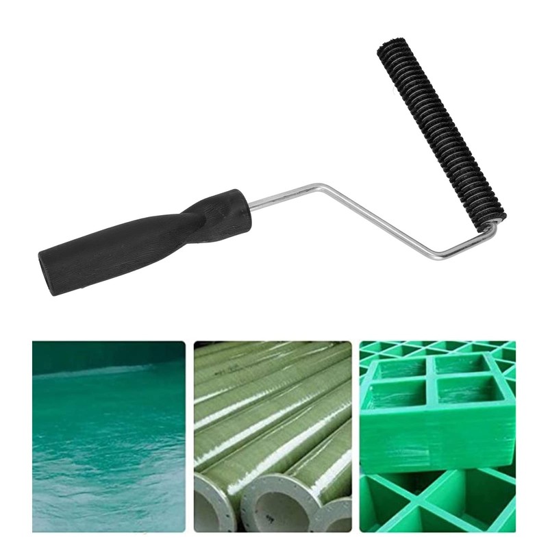 Fiberglass Roller, Plastic Fiberglass Roller, Portable Tub Roller Tool, Bubble