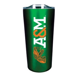 The Fanatic Group Florida A&M Double Walled Soft Touch Tumbler, Design-3 - Green