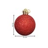 Assorted Red Baubles 12 Pack | 5cm Diameter | Christmas