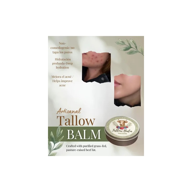 Tallow Balm | Bálsamo Artesanal | Blasamo De Cebo De