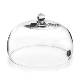 Lacor - 61816 Magic Food Smoker Bell, Glass Lid with Valve, Allows the Entry of Smoke, Steam and Flavours to Smoke and Flavour Food, 20 x 12 cm