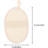 6 Piezas Estropajo de Baño Corporal de Lufa y Nylon,