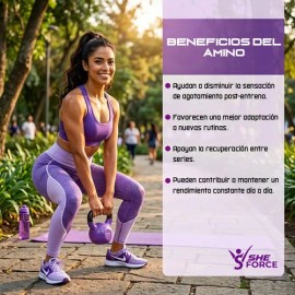 Aminoacidos She Force De 1kg De 100 Servis En Polvo                                                                                                   