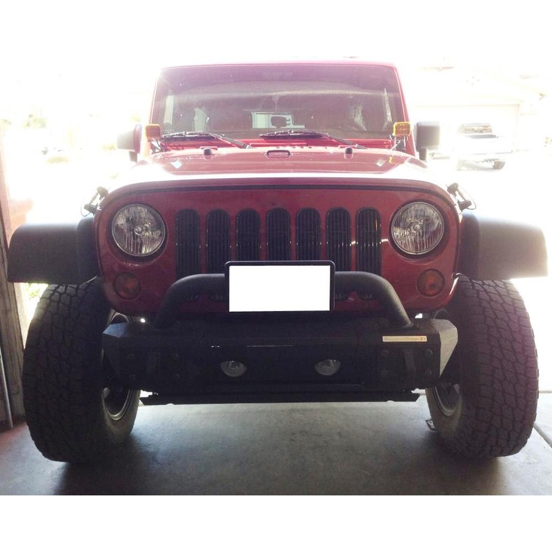 iJDMTOY No Drill Required 3-Inch Bumper Guard Tube Mount License