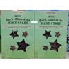 Trader Joe's Mini Dark Chocolate Mint Stars 10oz 284g (Two