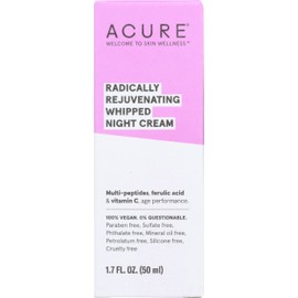 Acure Rejuvenating Whipped Night Facial Cream, Vegan, 1.7 Fluid Ounce (Pack of 1)