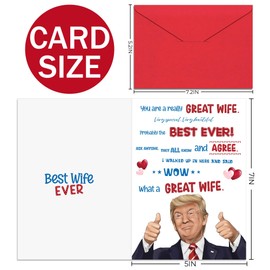Milianquill Funny Mothers Day Cards for Wife, Cute Valentines Day Card for Her, 21st 30th 40th 50th 60th 70th Birthday Card for Lover, Naughty Mothers Day Gifts for Wife, Valentines Gifts for Women