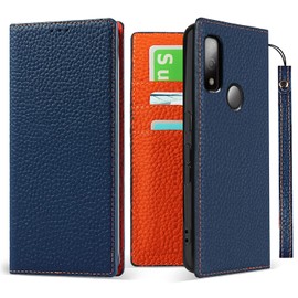 Real Leather Arrows We Case, Wallet Type, No Belt, For Docomo F-51B / AU FCG01 / Softbank Arrows We, Wallet Type Case FCG01 Case F-51B Case Arrows We Cover, Real Leather, With Strap, Card Storage