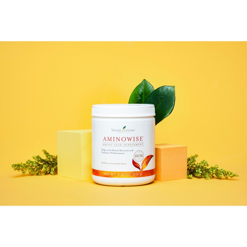 Young Living AminoWise 7.32oz - Wolfberry Lemonade Flavored Drink Mix