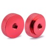 CAMVATE 1/4"-20 Female Thumb Wheel Lock Nut Adapter(2 Pieces) -