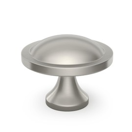 Banqin 10 Pack Brushed Nickel Cabinet Knobs Round Silver Drawer Knob Kitchen Hardware for Dresser Diameter 1-1/2 Inch