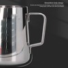 Milk Frother Cup 380ml 304 Stainless Steel High Durability Multifunctional