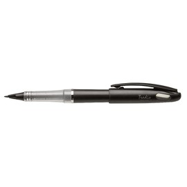 Pentel TRJ50-AO Tradio style spring pen/stylo, Pen colour black