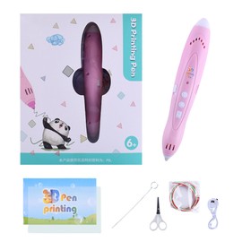 Low-Temperature 3D Printing Pen with Adjustable Color Lights Wireless Graffiti Toys for Kids USB Charging Drawing Printer