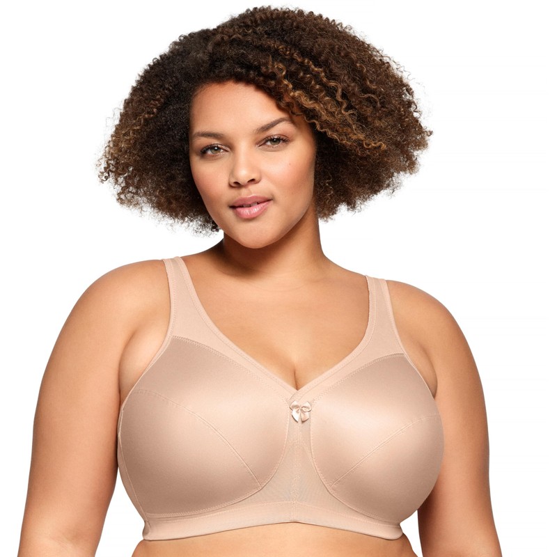 Glamorise Women's Plus Size MagicLift Active Support Bra Wirefree #1005,
