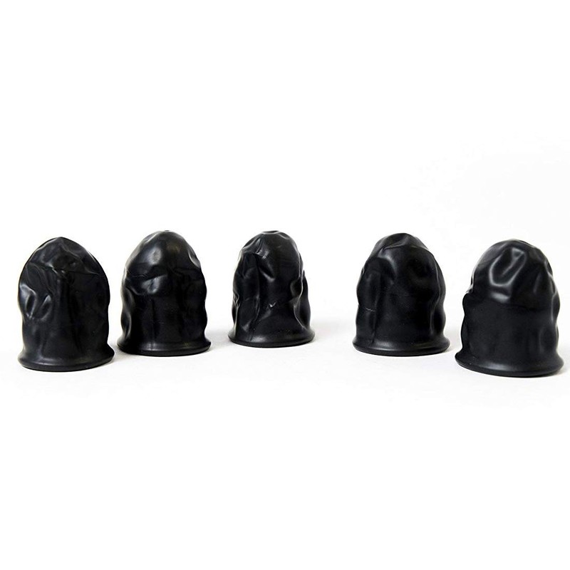 ESD Finger Cots, Black Color, 4 Mil Thick, Medium(Pack of