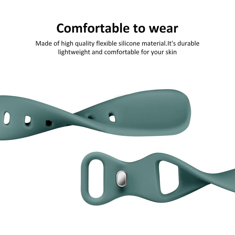 TUCOMO Slim Silicone Watch Bands Compatible with Garmin Lily 2,