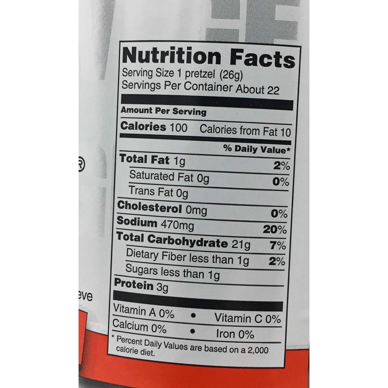 Wege of Hanover Sourdough Hard Pretzels 20 oz Barrel