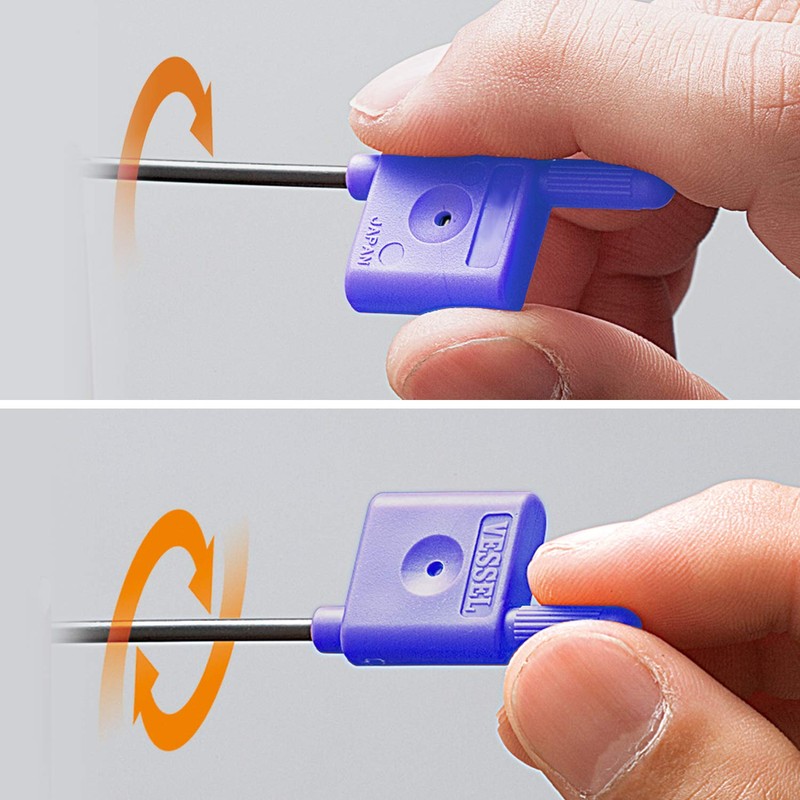 VESSEL Flag Handle Screwdriver Hexagon 1.5mm Opposite Side FW-H1.5 1