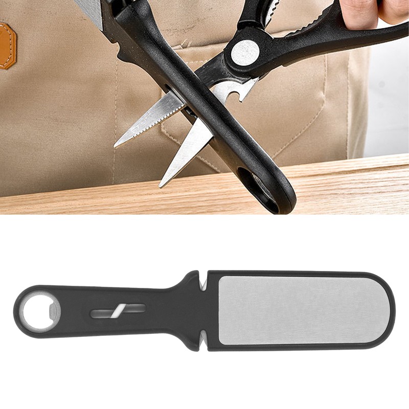 Double Sided Knife Sharpener 6 in 1 Multifunction Portable Knife