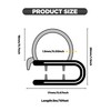 VAGURFO Rubber Edge Trim,Car Weather Striping,Door Rubber Seal Strip Trim