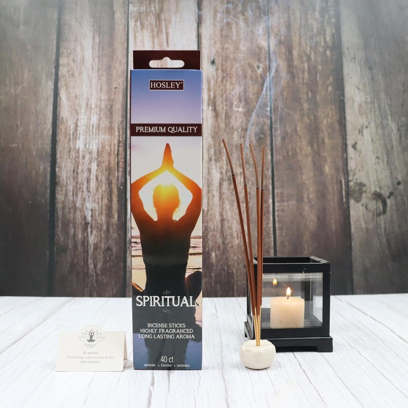 Hosley 40 Pack Incense Sticks – Spritual – Perfect for