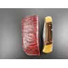 Buck Knives DRAGONBACKBONE FLORAL TOOLED leather BUCK 110 knife sheath
