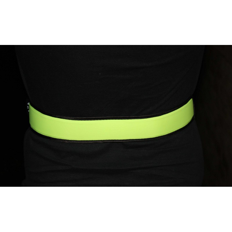 Time To Run LED Running/Cycling/Walking Reflective Safety Belt USB Charged