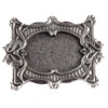 Pewter Finish Ornate Empire Western Belt Buckle for Men and