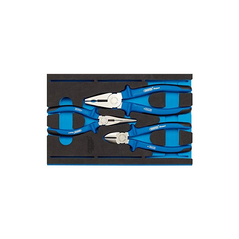 Draper 63262 Heavy Duty Plier 3 Piece Set in 1/4