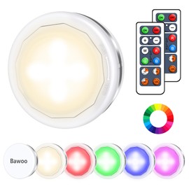 Wardrobe Lights LED Cabinet Lighting 6 Night Light with Remote Control Stairs Light Battery Operated Cabinet Lights for Bedroom, Wardrobe, Cabinet, Kitchen