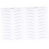 FOMIYES 6sheets Simulation Eyebrow Stickers Hair-like Eyebrow Easy to Use