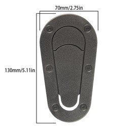 SKY Tow Hook Old Car Model Pin Lock Seat Key Chain Pin Hook Car Rod Holder Helmet (Set of 2)