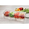 Estilo Chilled Condiment Server with Lid, Mimosa Bar Condiment Organizer