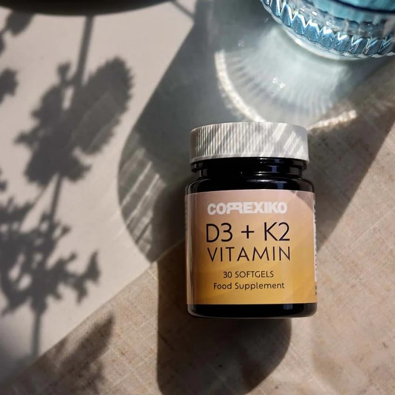 CORREXIKO Vitamin D3 + K12 Soft Gels - High Strength