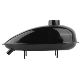 Metal Black Electric 2L Gasoline Tank Modified Fuel Tank with Air 80CC Cycle DIY Accessories