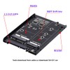 NFHK Dual MSATA NGFF B+M SSD Card JBOD Raid0 Span