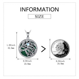 AXELUNA Eagle Moonstone Necklace Sterling Silver Malachite Eagle Jewellery Gifts for Women Men Boys, Sterling Silver, Zircon
