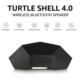Outdoor Tech - Turtle Shell 4.0 Portable Rugged Wireless Bluetooth Speaker - 360 Degree Sound with Hi-Fi Audio - IPX7-Rated Waterproof, Dustproof, and Shockproof