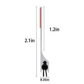 USUKUE 42 inch Door Draft Stopper Bottom Mice Seal Strip Metal Noise Blocker, Aluminium Mouse Sweep 2" Height, Silver