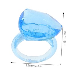 ORFOFE 158Pcs Jewelry Delicate Rings for Fun Birthday Party Favors Safe Material Variety of Styles for Dress Up and Daily Wear