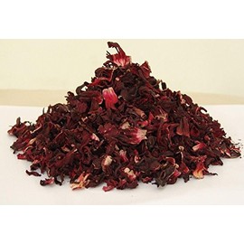 Naturally Grown Dried Hibiscus Flowers Loose Leaf Herbal Tea Premium Quality! Free UK P&P (100g)