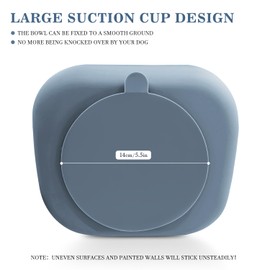 Dog Slow Feeder Bowl, Dog Puzzle Bowl with Suction Cups, Slow Feeder & Non-Slip Design, Anti-Choking, Boredom and Anxiety Reducer, Ideal for Medium to Small Dogs (Blue)