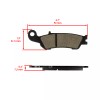 Caltric Front and Rear Brake Pads for Yamaha WR250F 2017-2020