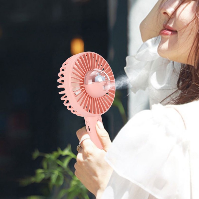 Portable ABS 10ml Water Tank Mini Handy Mist Spray Fan
