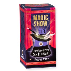 TRENDHAUS 957771 Magic Show No. 13 [Pierced Cylinder], Amazing Magic Tricks for Children from 6 Years, Includes Online Videos, Trick No. 13