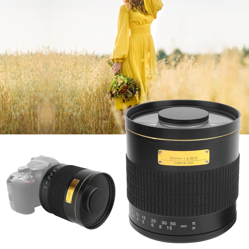 500mm F6.3 Ultra Telephoto Mirror Manual Focus Lens Fit for