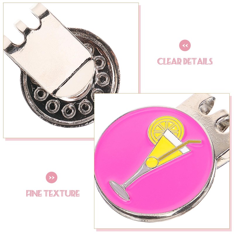 Sosoport Portable Golf Hat Clip Marker Stylish Golf Accessories for
