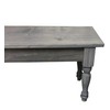 Ezekiel and Stearns Driftwood Grey English Farmhouse Bench (48)