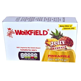 Weikfield Pineapple Flavour Vegetarian Jelly 75g